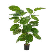 KUNSTPFLANZE Künstliche Pothos - Wotan 115 cm - Grün, Kunststoff (115cm) - aplanta