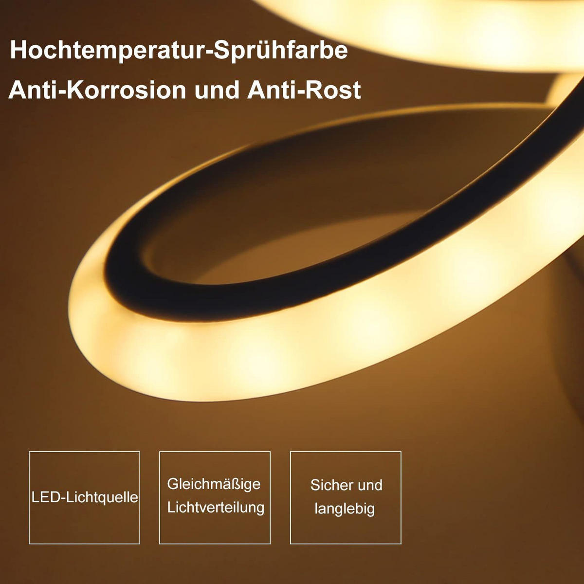 LED-DECKENLEUCHTE Naxis 26/26/9 cm - Weiß, Metall (26/26/9cm) - Nettlife