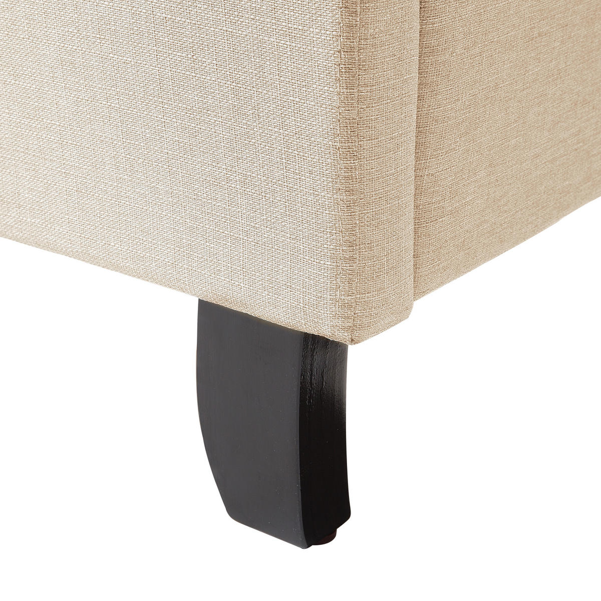 POLSTERBETT 140/200 cm Beige Bordeaux - Beige, Textil (140/200cm) - Beliani