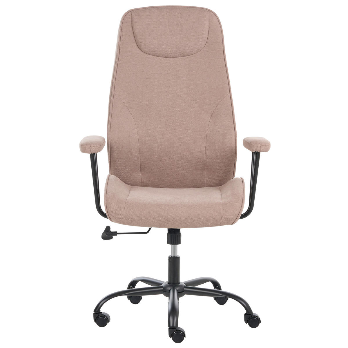 BÜROSTUHL Stoff Taupe Titan - Taupe, Textil (72/118/65cm) - Beliani