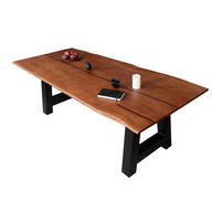 ESSTISCH POLLY - Schwarz/Braun, Holz/Metall (90/180/77cm) - SAM