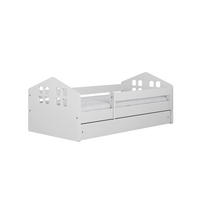 KINDERBETT Kacper mit Schublade ohne Matratze 90/65/164 - Weiß, Holzwerkstoff (80/160cm) - RAUMHIRSCH FURNITURE