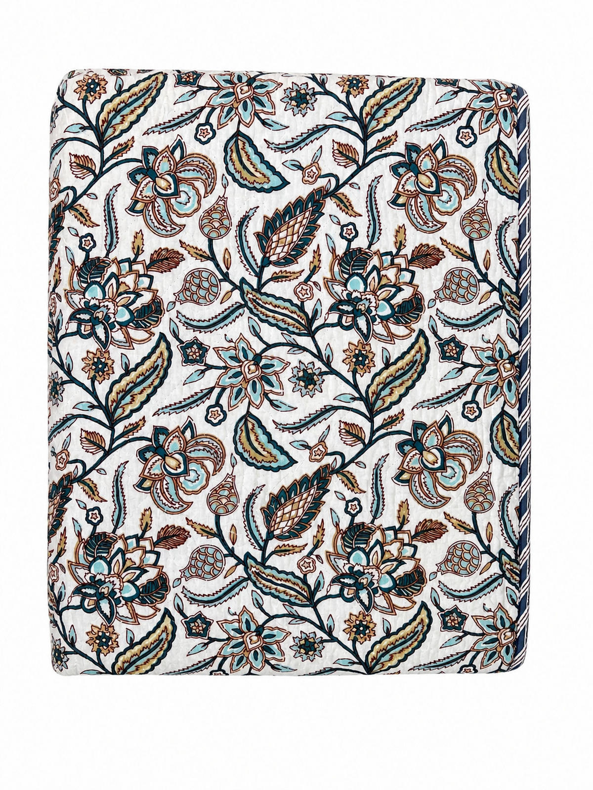WOHNDECKE Baumwolle 140x180 cm Quilt-Optik – Gesteppt, Weich & Modern - Multicolor, Naturmaterialien (140/180cm) - AU Maison