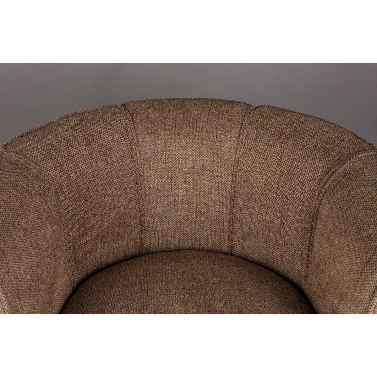 SESSEL Flower Drehbar Braun - Braun, Textil (86/76/74cm) - Dutchbone