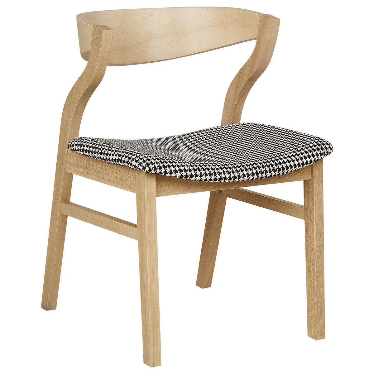 ÉTKEZŐSZÉK 2 darabos Szett Barna Maroa - barna/fekete, faalapú anyag (51/72/56cm) - Beliani