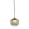 HÄNGELAMPE Mayson Gold Ø23/18 cm - Goldfarben, Glas (23/23/18cm) - Light & Living