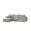 ECKSOFA Sande In Alpine - Hellgrau, Holzwerkstoff/Textil (292/192cm) - Fun Möbel