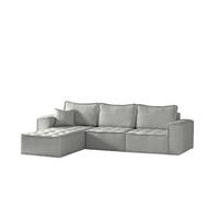 ECKSOFA Sande In Alpine - Hellgrau, Holzwerkstoff/Textil (292/192cm) - Fun Möbel