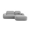 ECKSOFA MOLLY L Rechts QUELLE 05 mit Schlaffunktion - Grau, Textil (275/175cm) - Bedante