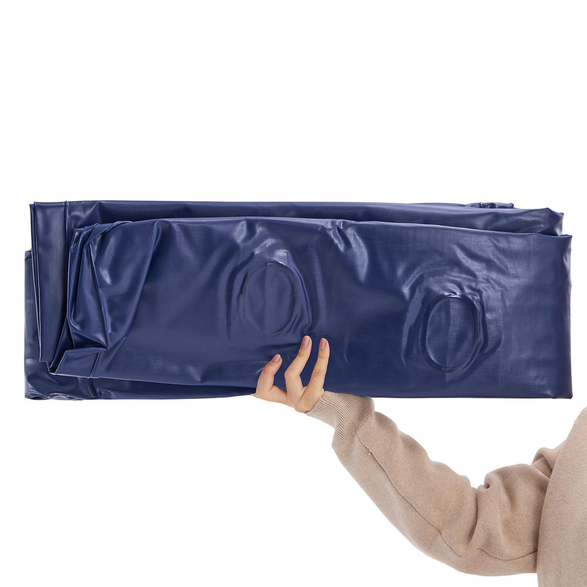 LUFTBETT mit integrierter Kopfstütze OGS32-II - Ahornfarben, Fell (76/191cm) - SoBuy
