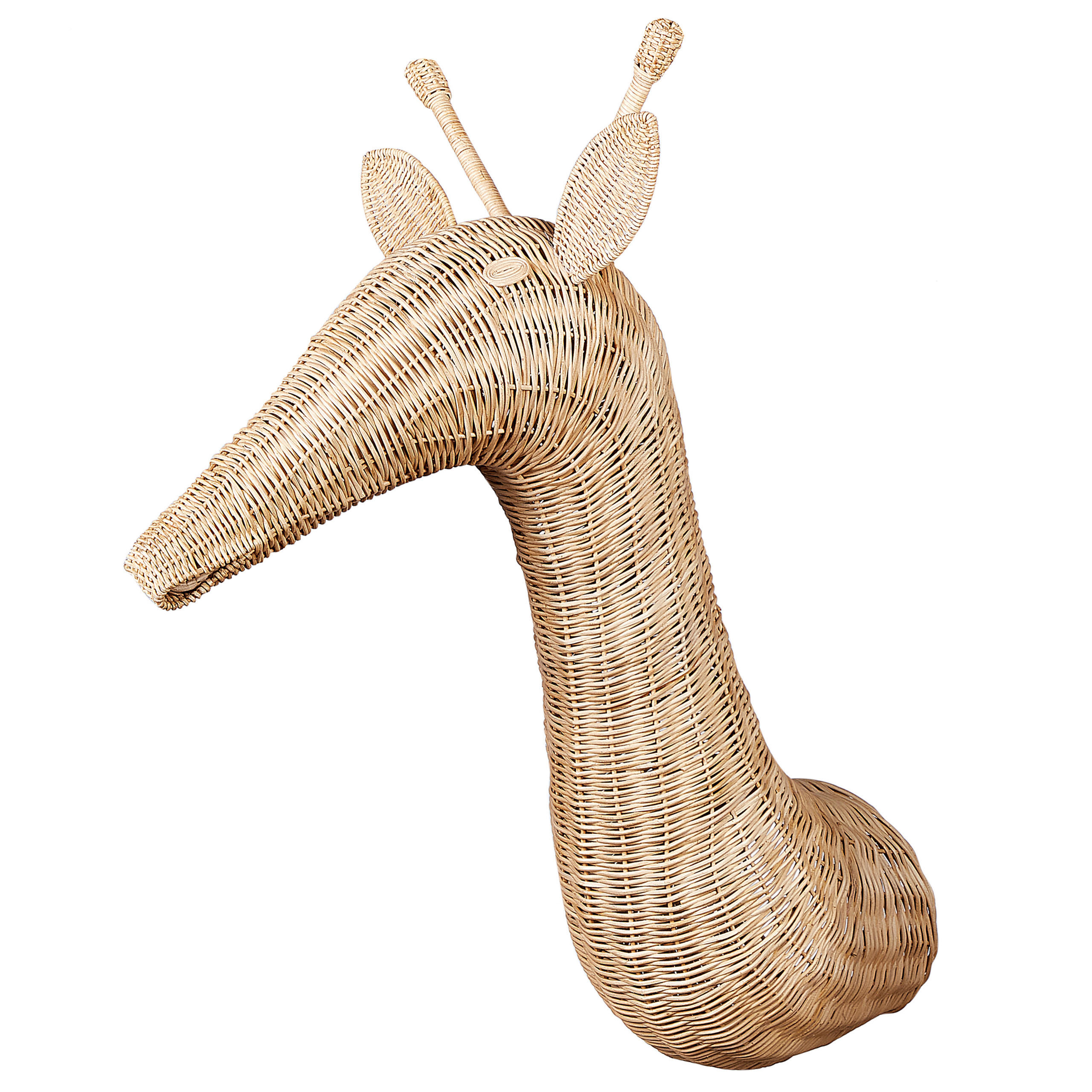 WANDDEKORATION Rattan natürlich Bananec - Naturfarben, Naturmaterialien (17/83/56cm) - Beliani