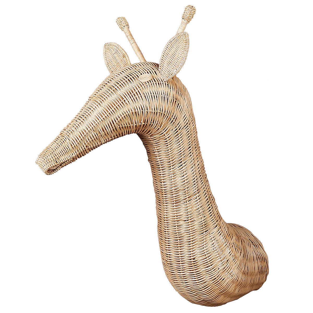 WANDDEKORATION Rattan natürlich Bananec - Naturfarben, Naturmaterialien (17/83/56cm) - Beliani