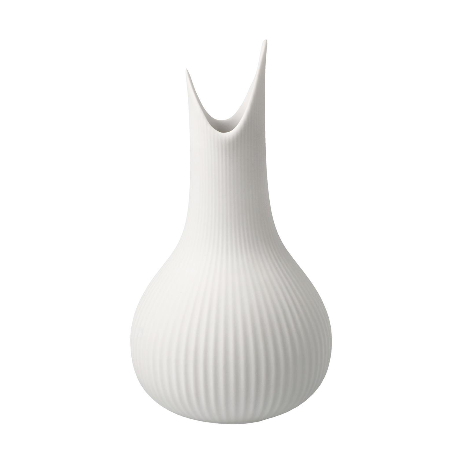 VASE Studio 8 Pure Raindrop weiß 15 cm - Weiß, Keramik (15cm) - Goebel