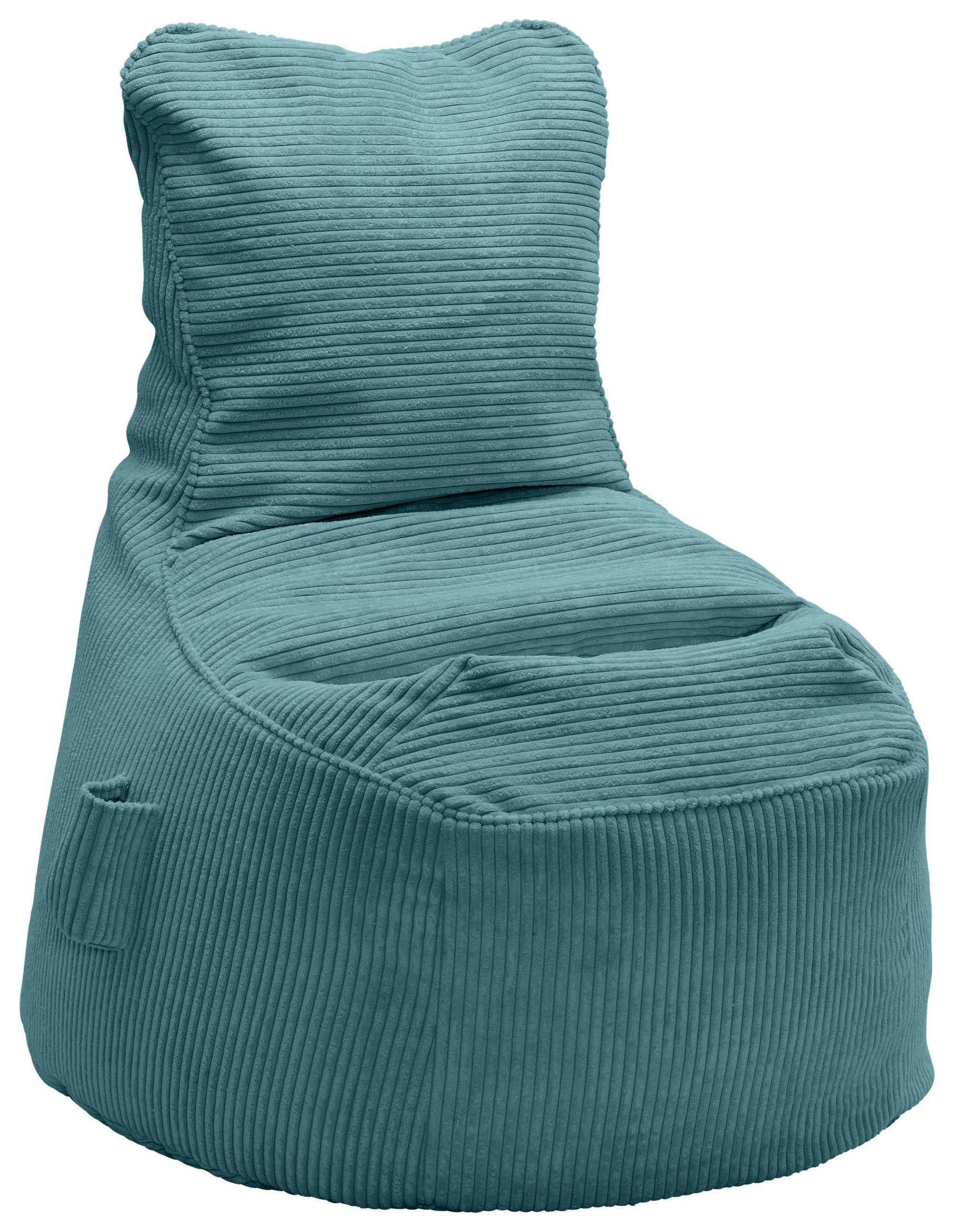 SITZSACK Cortona Cord Petrol - Petrol, Textil (85/100/85cm) - Mömax