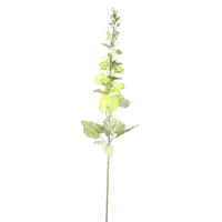 KUNSTBLUME Hollyhock Grün 65/26/114cm - Grün, Textil (114cm) - PTMD Collection