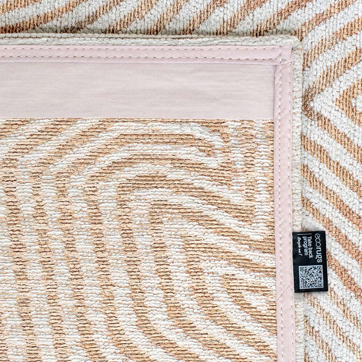 TEPPICH Indian Sand Meditation Coral 170/240 cm - Rot, Textil (170/240cm) - Louis De Poortere