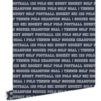 TAPETE Sportarten 53 cm x 10.05 m - Blau, Papier (53/1000cm) - ESTAhome
