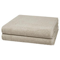 DUSCHTUCH Pure 2er-Set - Hellgrau, Textil (80/150cm) - Cawö