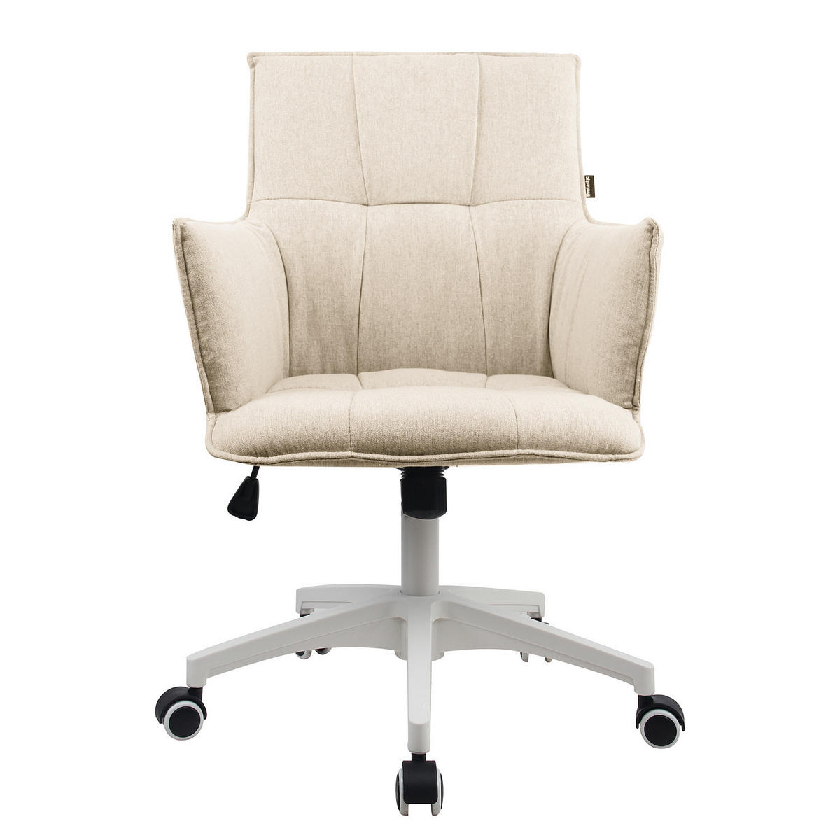 BÜRODREHSTUHL - Webstoff - Beige - Beige, Kunststoff/Textil (60/80/63cm) - home24