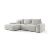 ECKSOFA MONA mit Schlaffunktion QUELLE 01 Links - Weiß, Textil (175/280cm) - Bedante