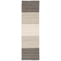 NATUR TEPPICH LÄUFER WOLLE SKANDI STRIPES - Creme/Grau, Textil (70/240cm) - Pergamon
