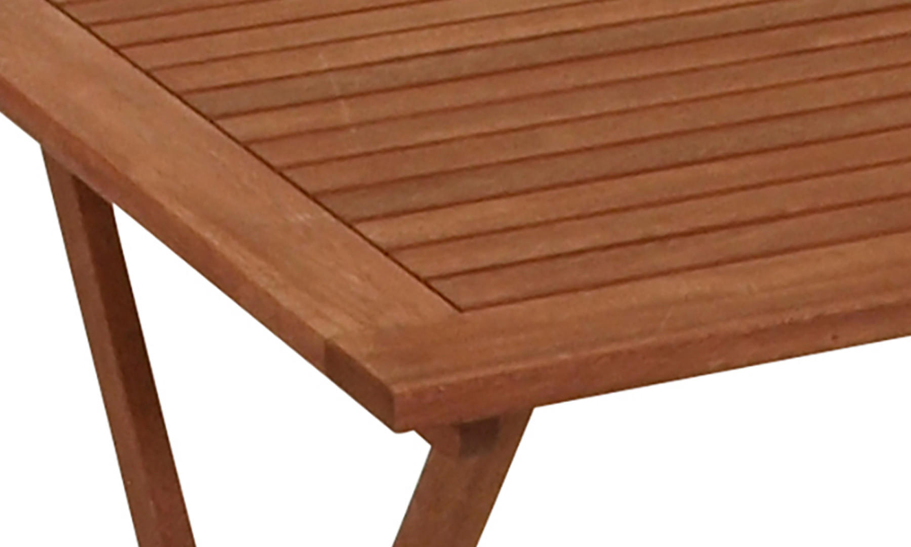 KLAPPTISCH Orlando, 70x70cm, Eukalyptus geölt - Braun, Holz (70/70/72cm) - TPFGarden