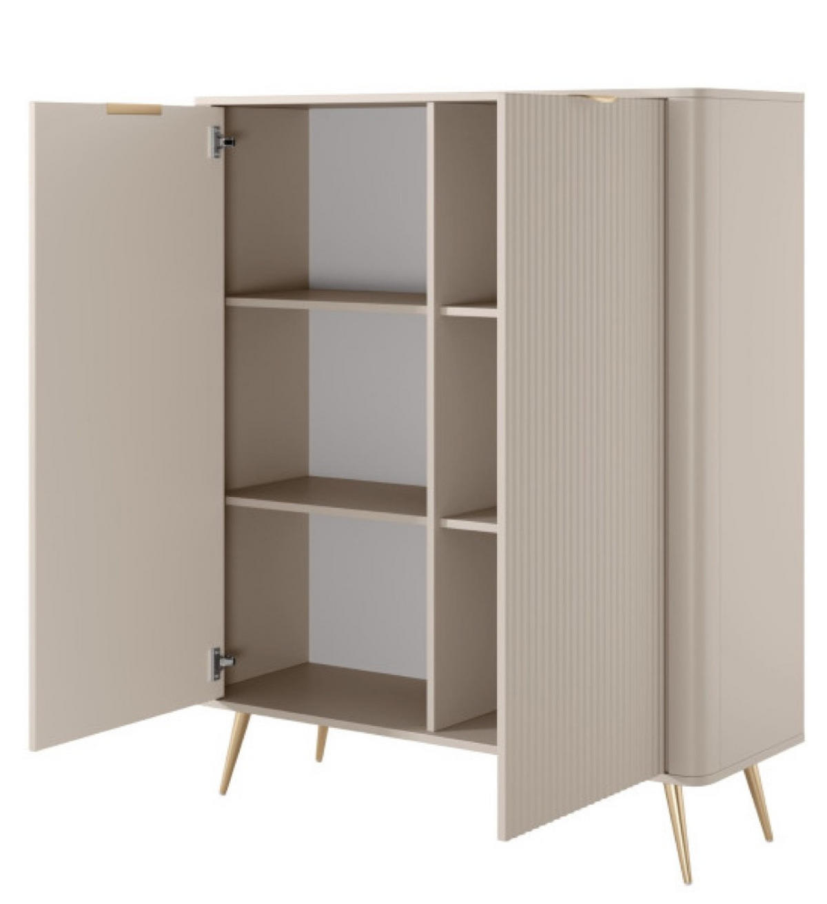 SIDEBOARD Mehrfarbig Lena - Multicolor, Holzwerkstoff (113.2/134.1/38cm) - Sepro Meble