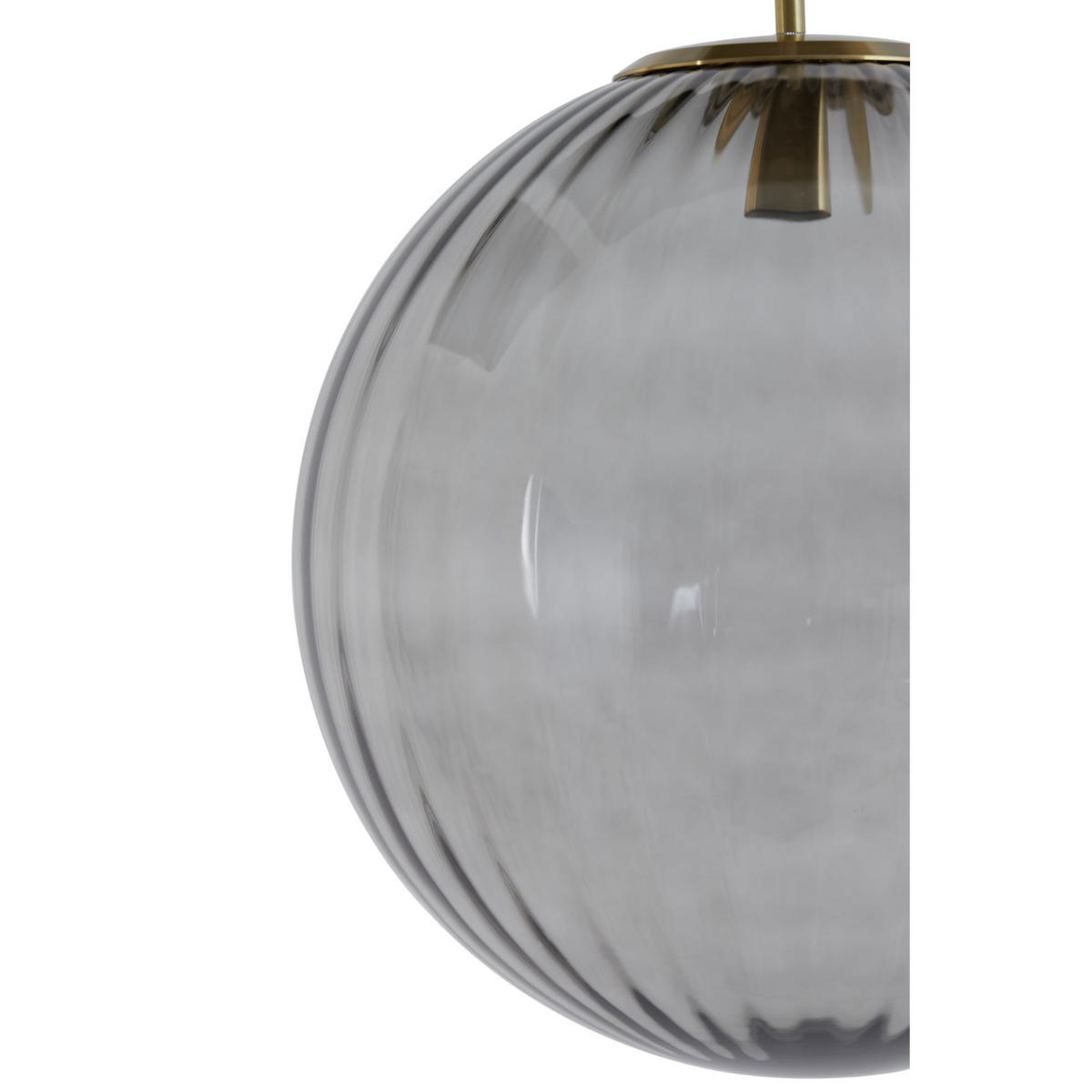 HÄNGELAMPE Magdala Grau Ø40/40 cm - Grau, Glas (40/40/40cm) - Light & Living