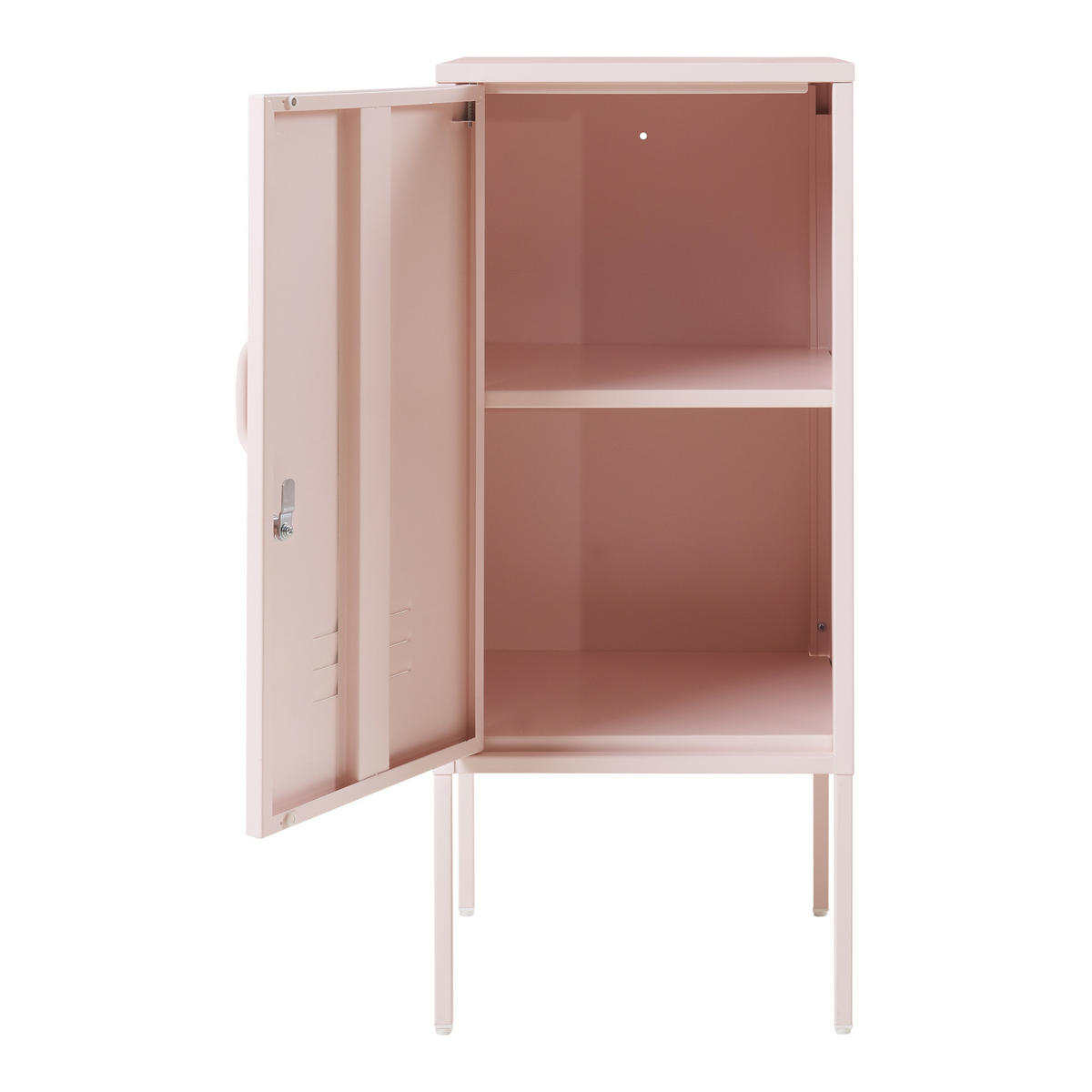 NACHTTISCH Hausjärvi - Rosa, Metall (35/82/35cm) - [en.casa]