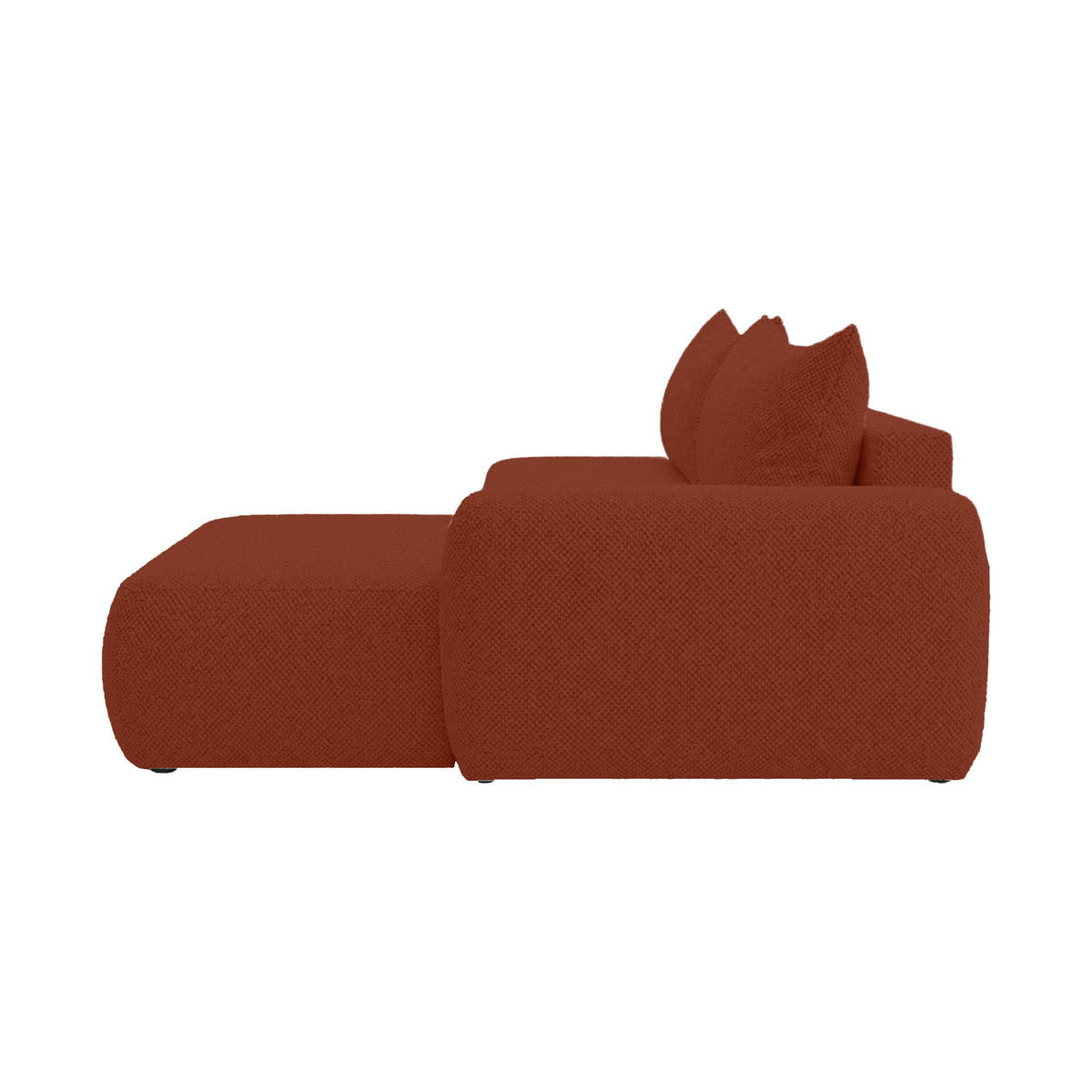 ECKSOFA Munduk I mit Schlaffunktion, Dunkelorange - Dunkelorange, Textil (302/184cm) - Fedve