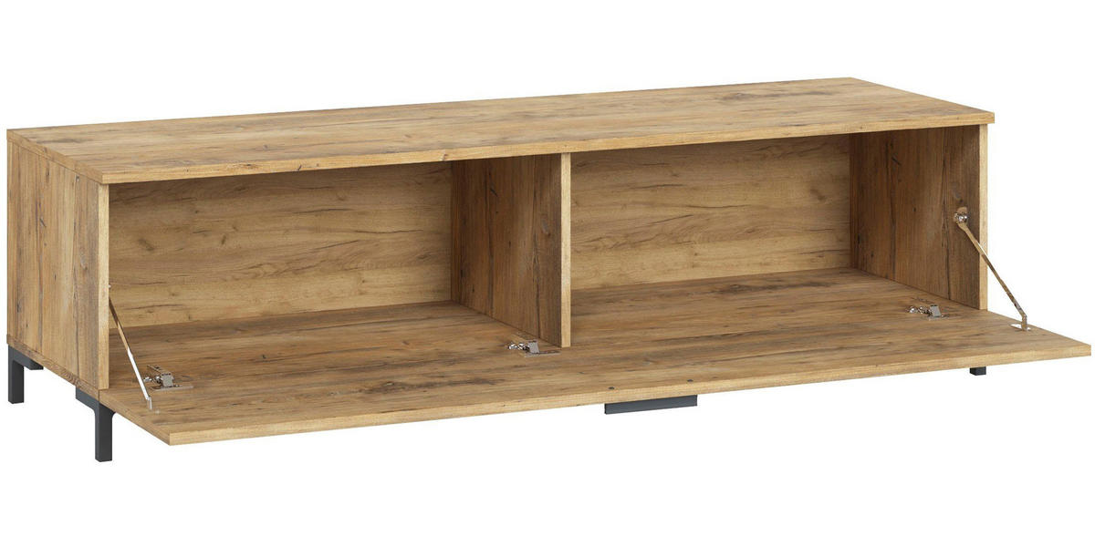 LOWBOARD Alternative Kastanie breslau 150 / 48 / 42cm - Kastanienfarben/Multicolor, Holz/Holzwerkstoff (150/42/48cm) - Feldmann-Wohnen