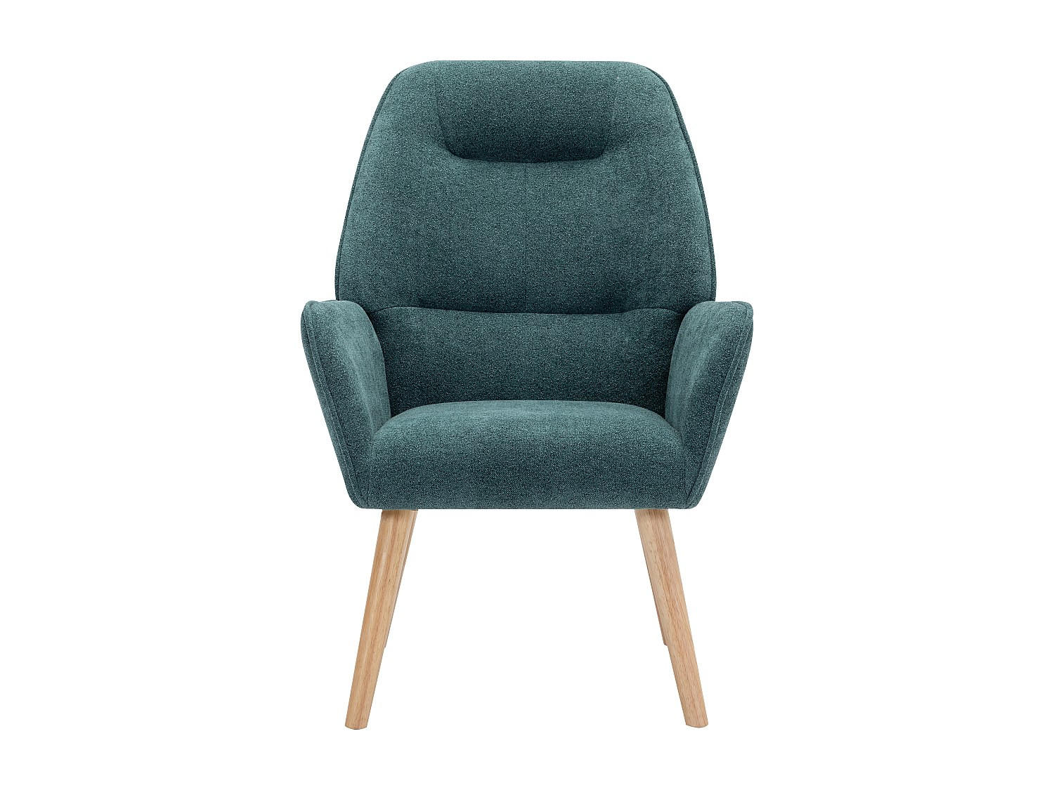 SESSEL mit gerader Rückenlehne - 1 Person - Stoff - Blaugrün - - Grün, Textil (62/92/71cm) - Vente-Unique