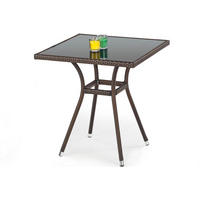 GARTENTISCH CERICE modern, dunkelbraun - Dunkelbraun, Kunststoff (70/74/70cm) - KONSIMO®