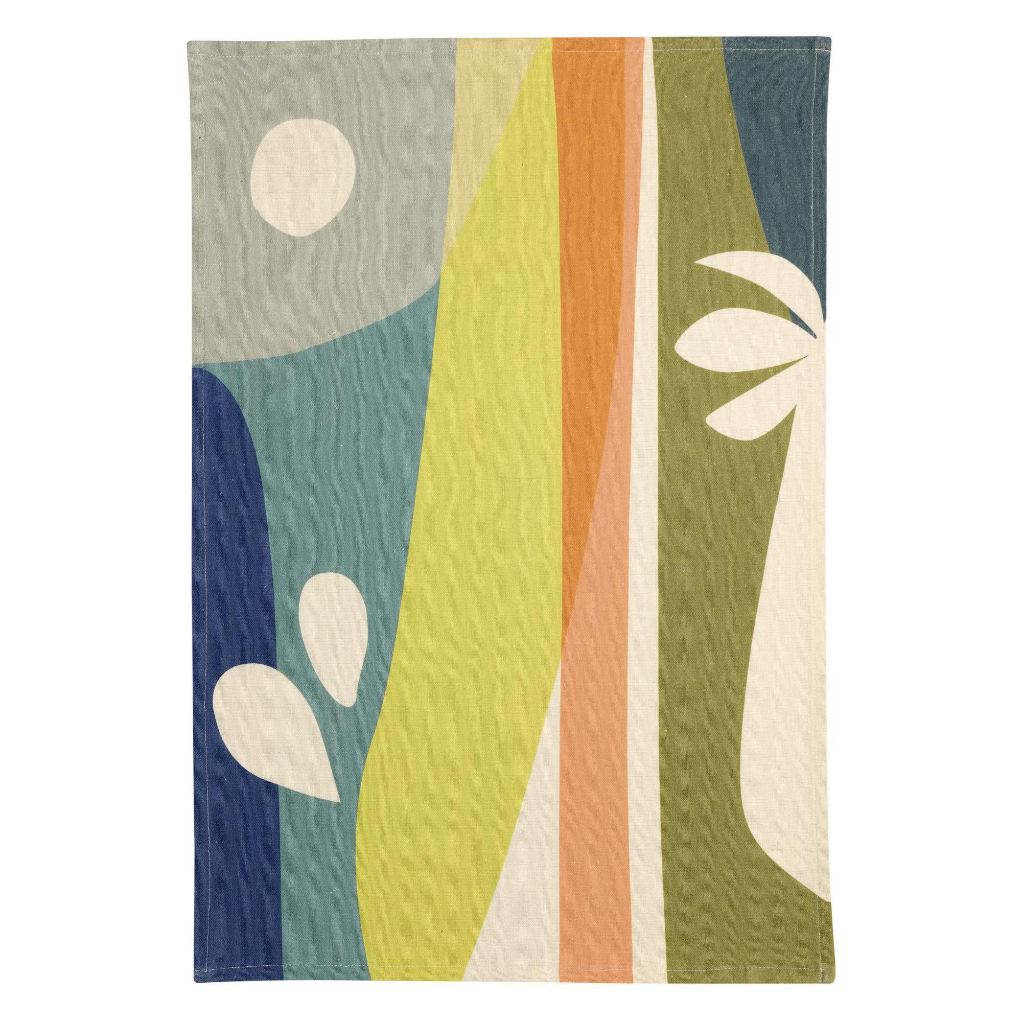 RECYCELTES GESCHIRRTUCH Lineo multico 50 x 70 cm - Multicolor, Textil (50/70cm) - Winkler