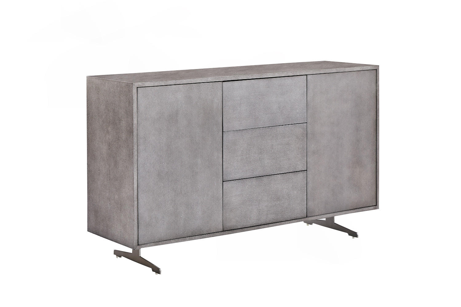 SIDEBOARD GALA Grau Holz - Grau, Holz/Holzwerkstoff (140/85/40cm) - KAWOLA