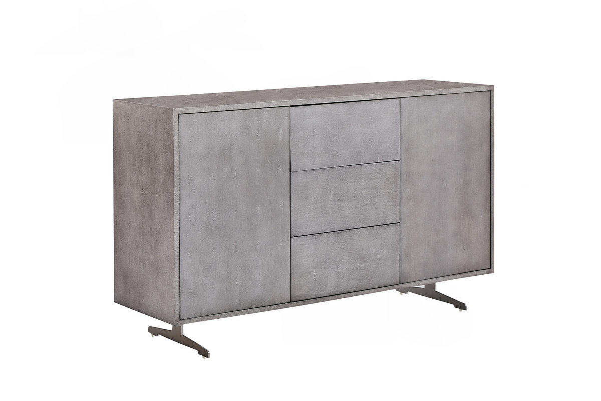 SIDEBOARD GALA Grau Holz - Grau, Holz/Holzwerkstoff (140/85/40cm) - KAWOLA