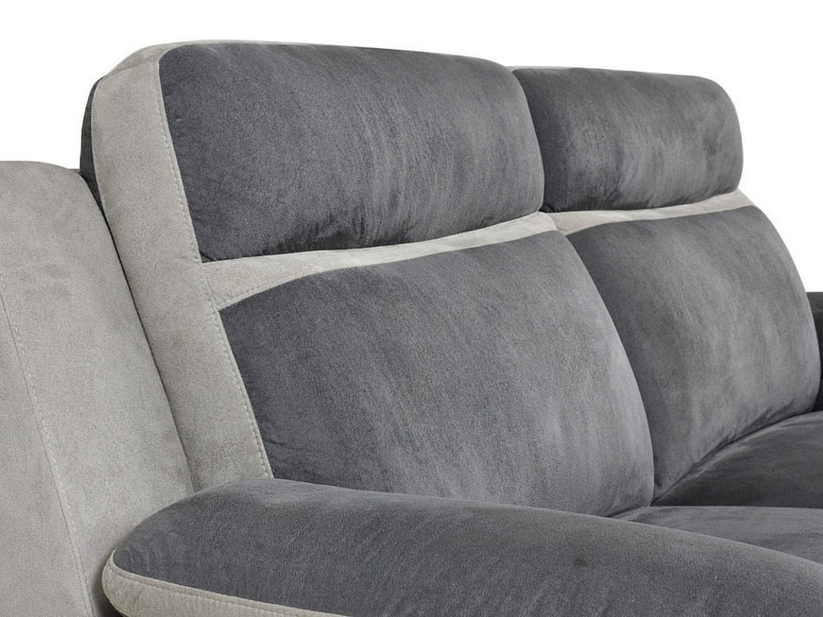 RELAXSOFA - 3 Personen - stoff - anthrazitgrau Talca - Anthrazit, Textil (199/98/96cm) - Vente-Unique