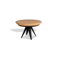 ESSTISCH GLOBO Ausziehbar 130 - 230 / 130 x 76 cm - Eichefarben/Schwarz, Holz (130/130/76cm) - MASSENO