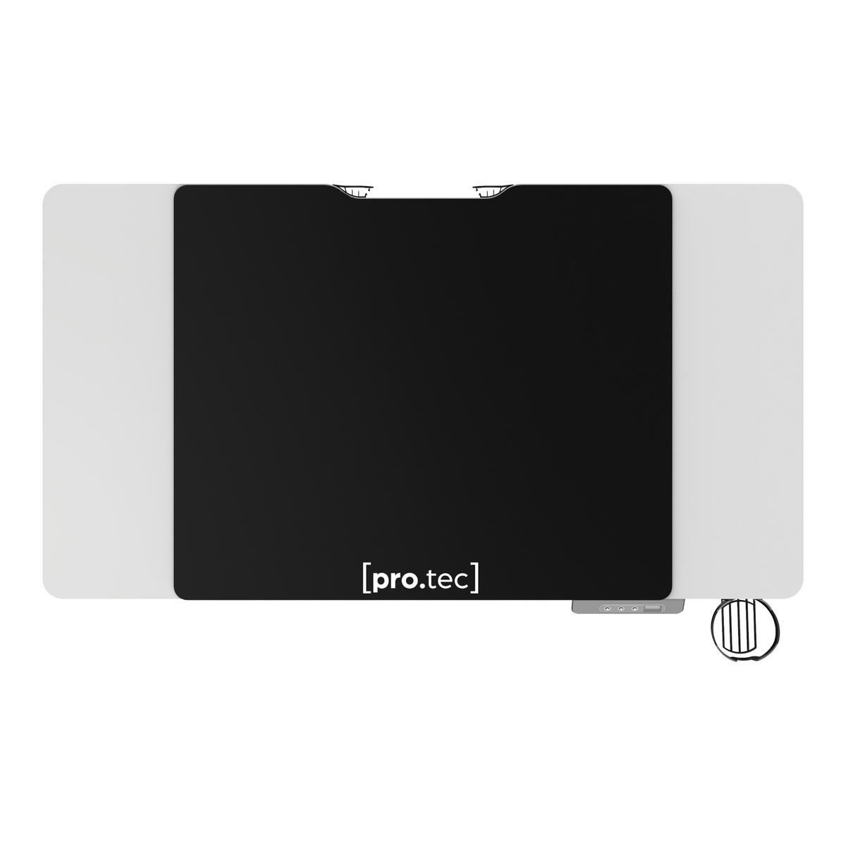 COMPUTERTISCH Visalia - Weiß, Holzwerkstoff/Metall (60/110/118cm) - pro.tec