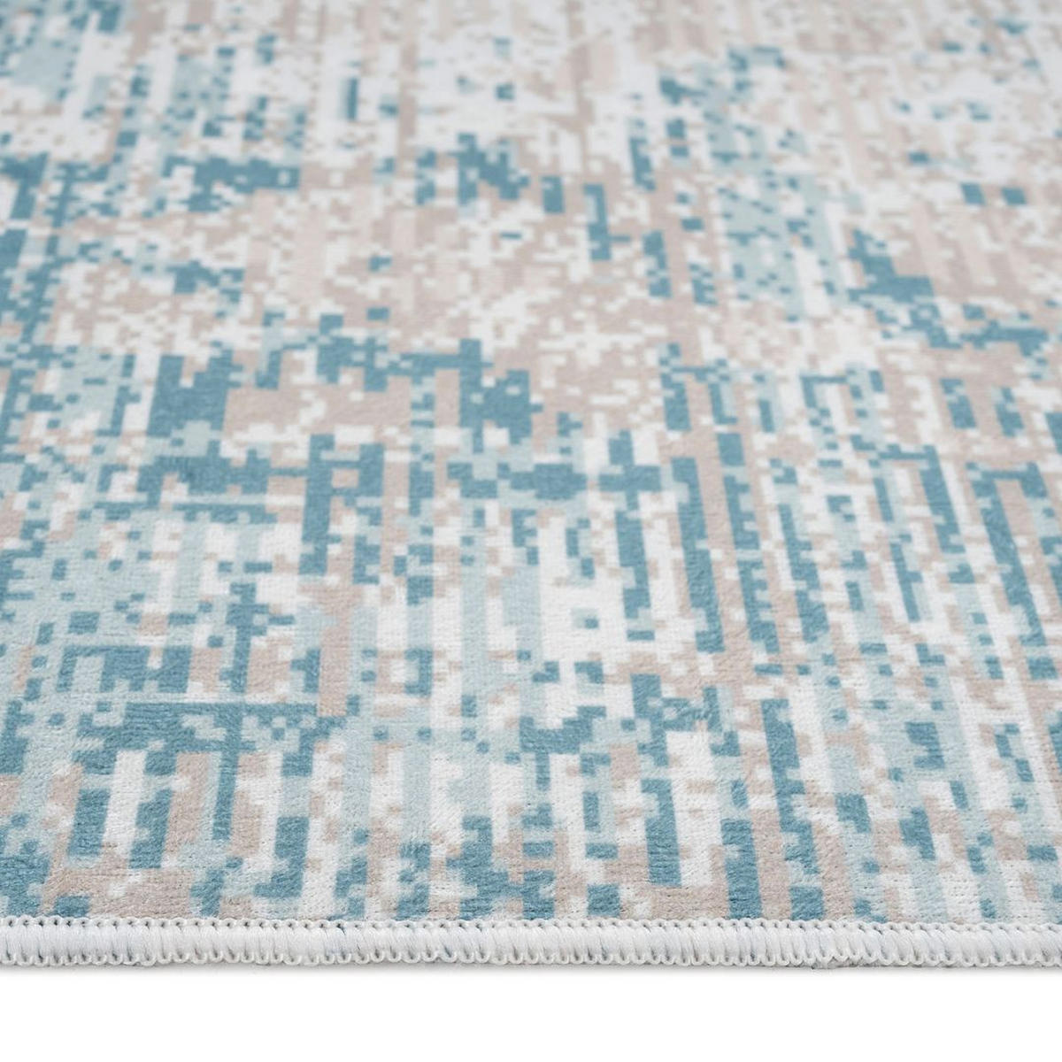 TEPPICH WASCHBAR Verona Maya Grün - Grün, Textil (119/170cm) - Kukoon Rugs