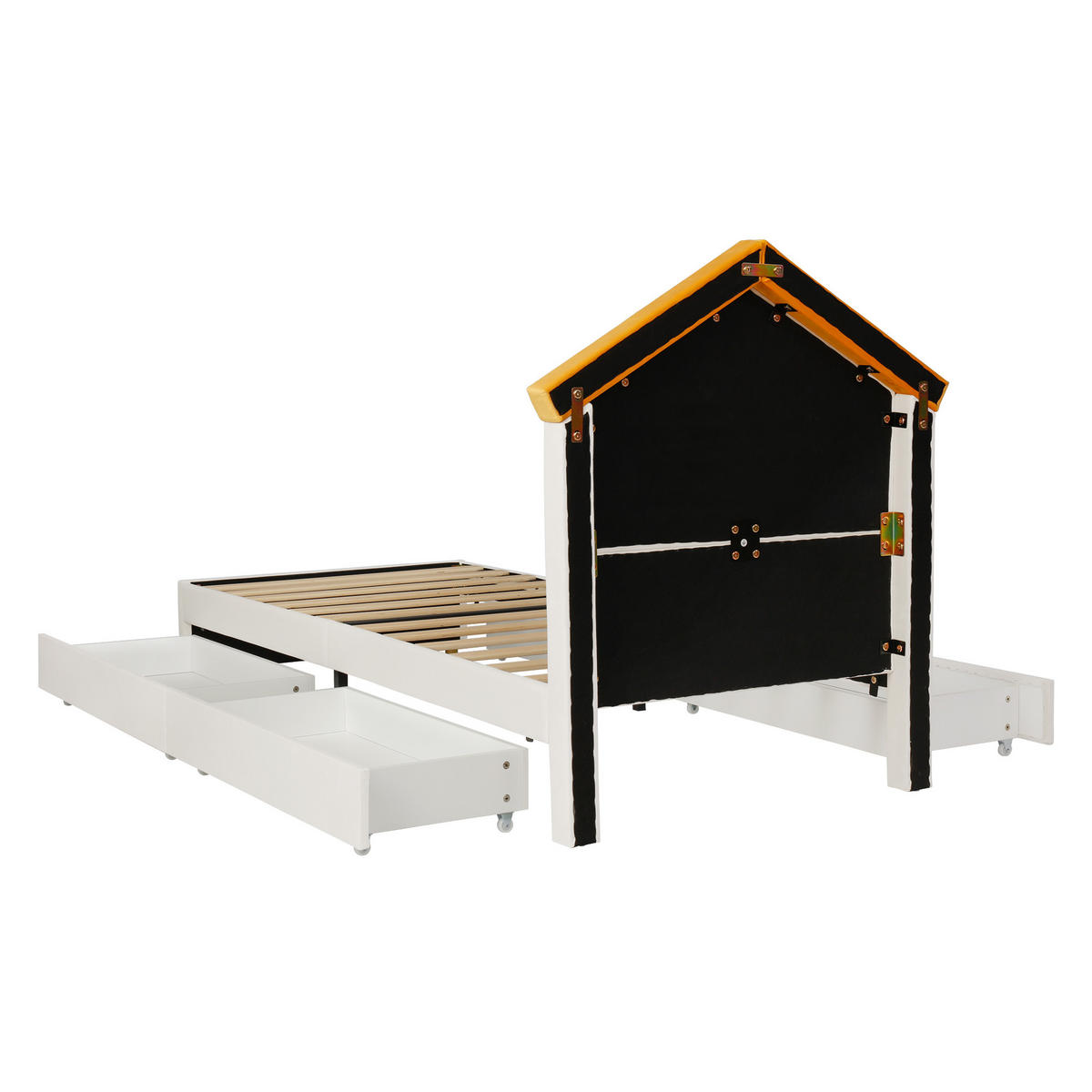 KINDERBETT 90/200 cm Beige - Beige, Textil