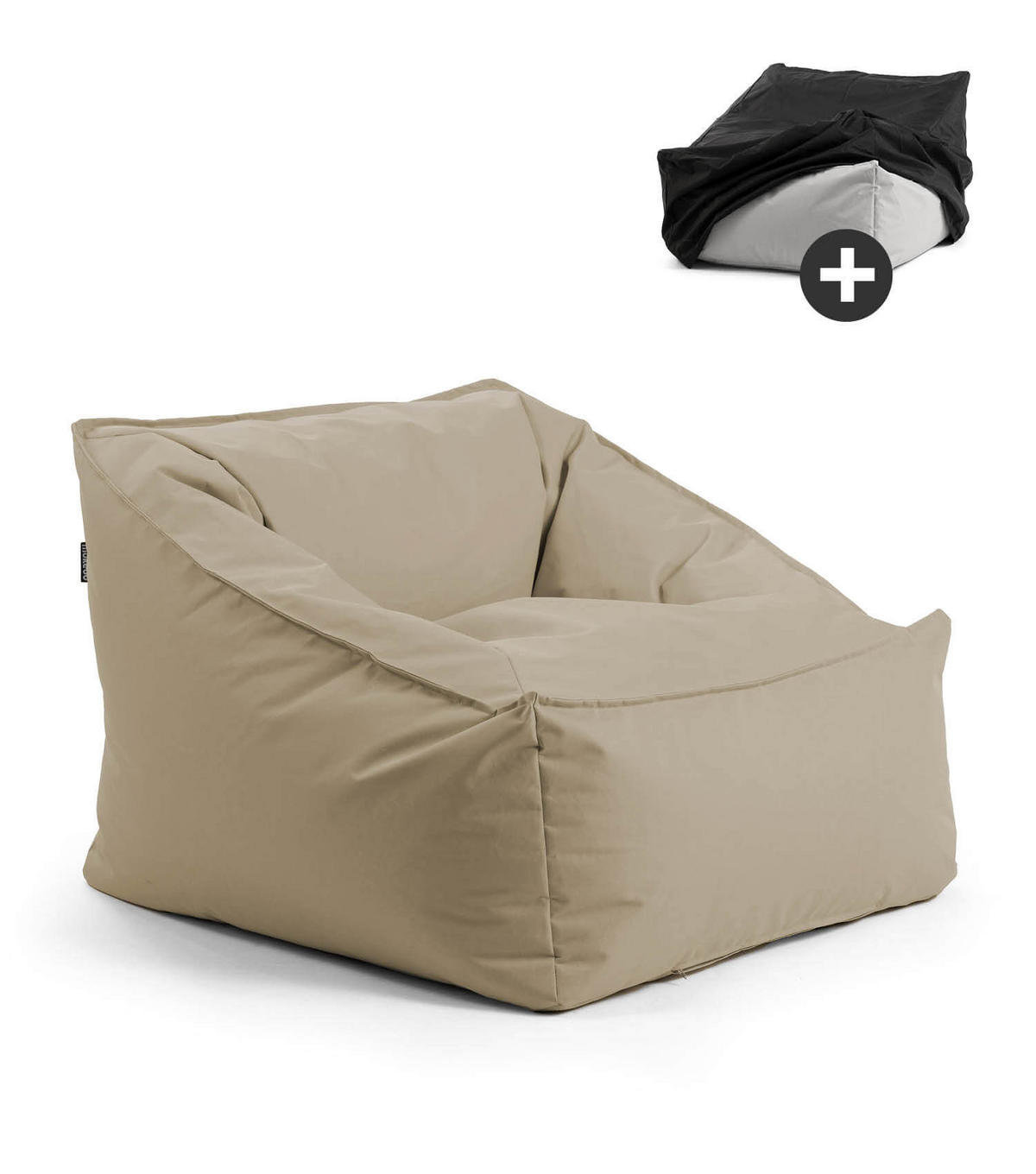 SITZSACK Der Sunnyboy - Beige, Textil (75/60/95cm) - Mokebo