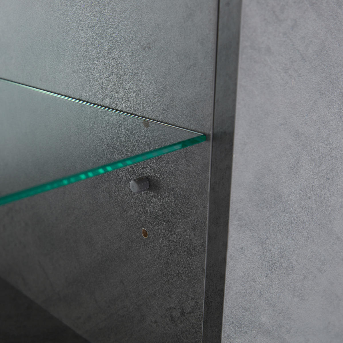 TV LOWBOARD Weiß und Grau 180/40/46 cm - Weiß/Grau, Holzwerkstoff (40/46.5/180cm) - Urban Meuble