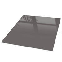 TISCHPLATTE 50x50 cm – Dunkelgrau - Violett, Glas (50/50/0.4cm) - Wallfluent