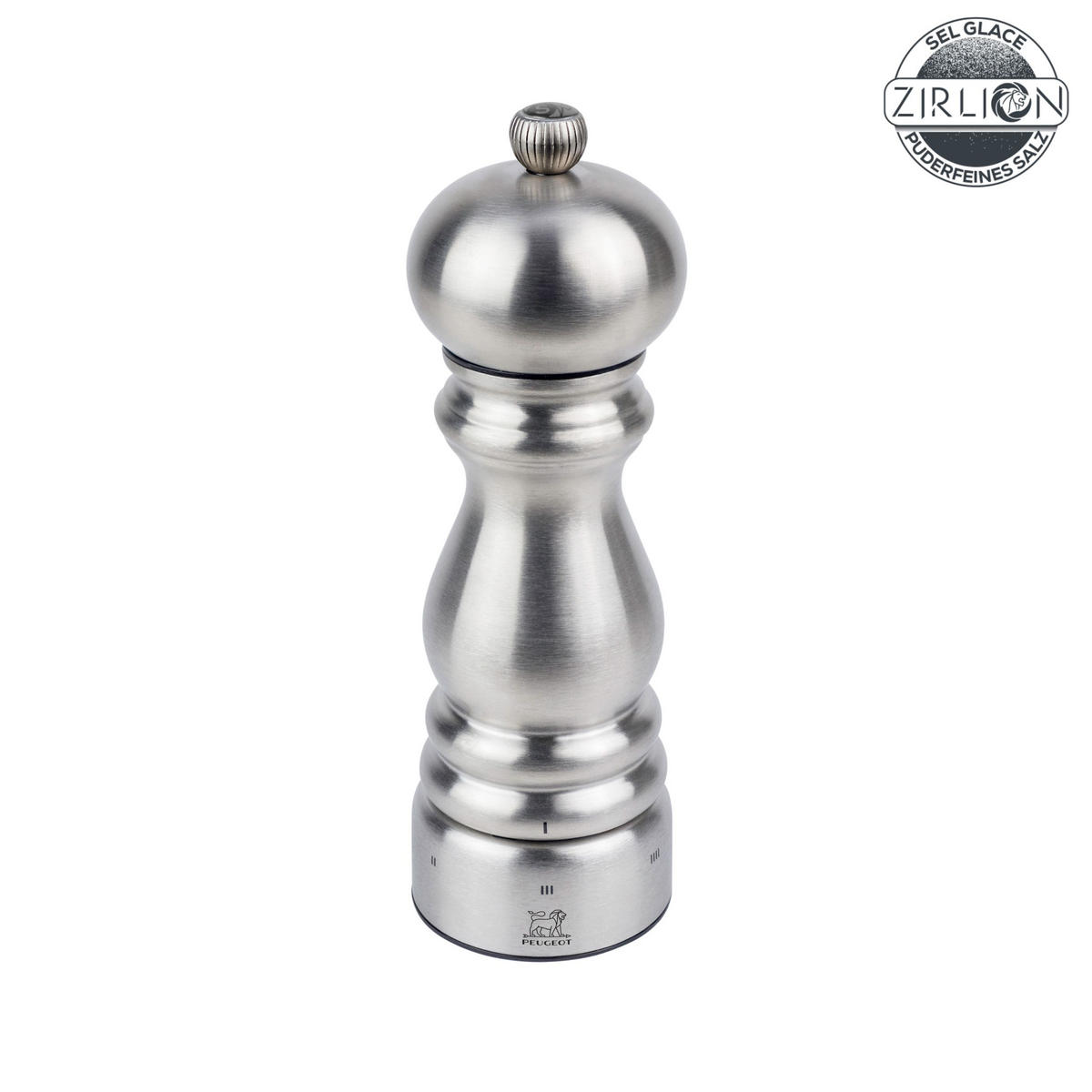 SALZMÜHLE Paris Chef uSelect 18cm Edelstahl Zirkonia-Mahlwerk - Grau, Metall (6/18/6cm) - PEUGEOT