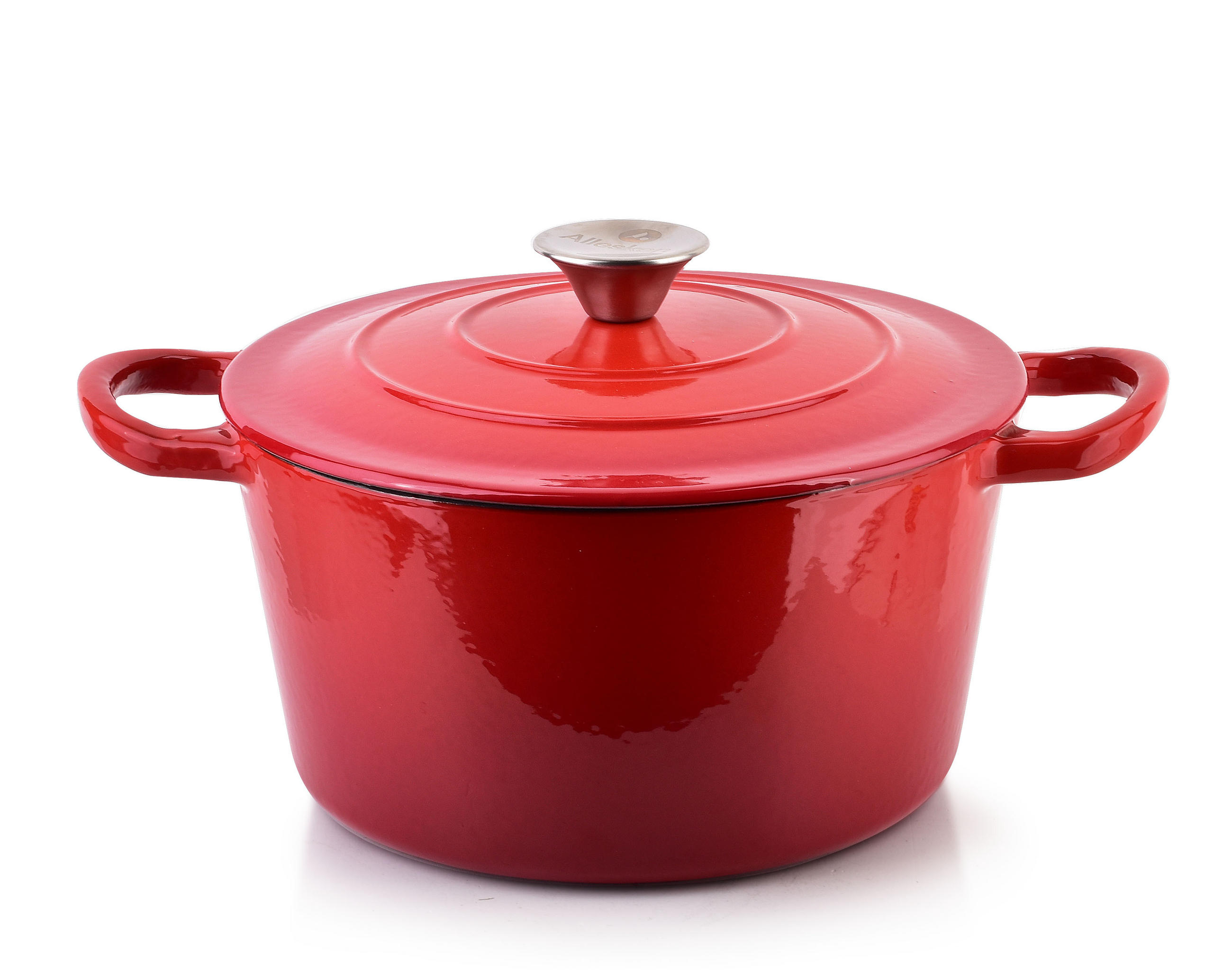BRATPFANNE Rodeluxe Rot 31/24/17 cm Metall - Rot, Metall (24cm) - Mondex