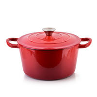BRATPFANNE Rodeluxe Rot 31/24/17 cm Metall - Rot, Metall (24cm) - Mondex