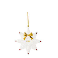 ORNAMENT STERN 2026 Christmas Classics weiß-gold 0,9 x 11,3 x 11,3 cm - Goldfarben/Weiß, Keramik (11.3/11.3/1cm) - Villeroy & Boch