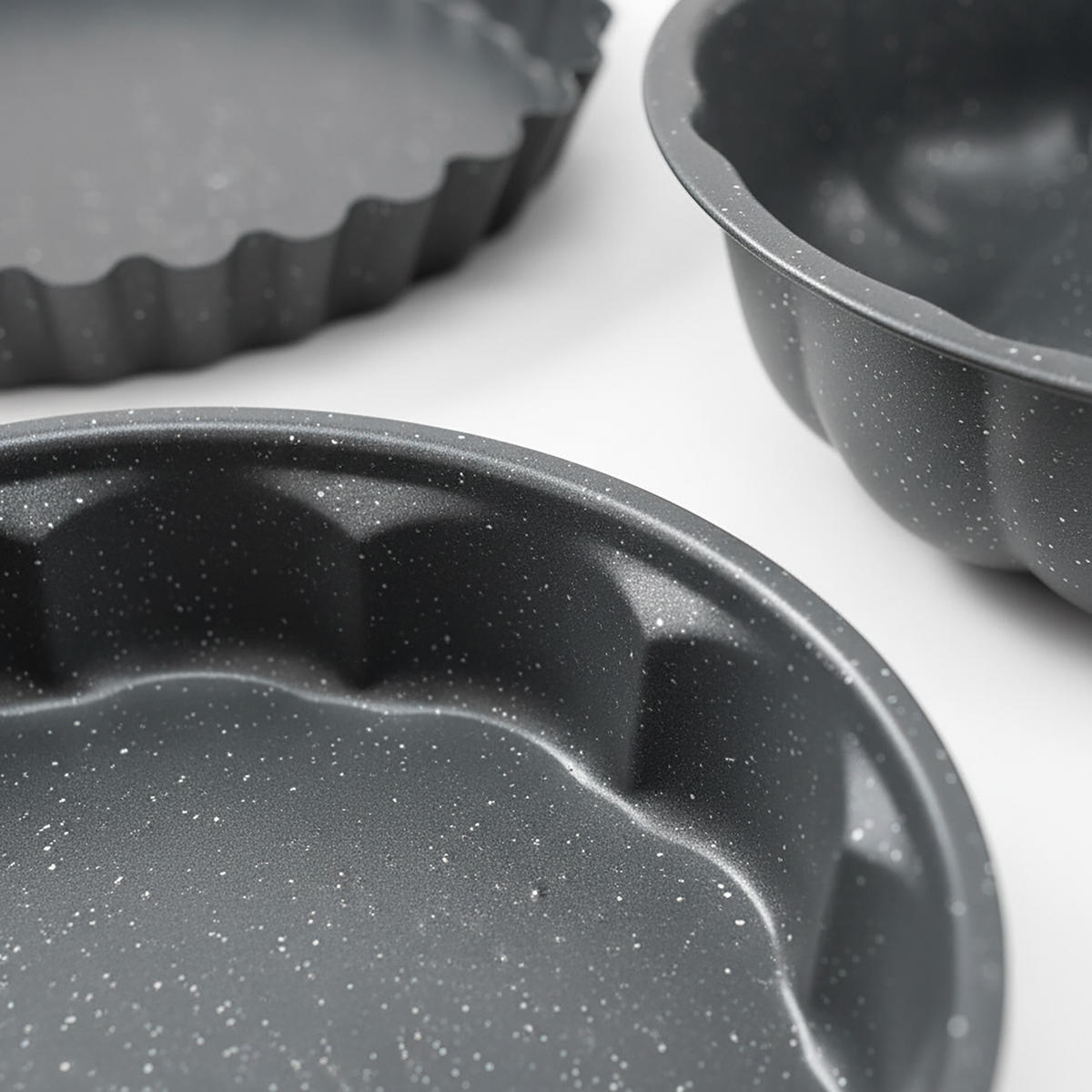 3-DIELNA sada foriem - sivá, kov - Relaxdays