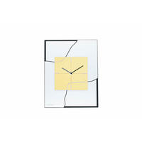 WANDUHR Design Weiß 40/51 cm - Weiß, Kunststoff (40/50.5/1cm) - ONZENO